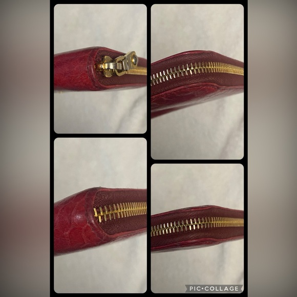 VGC MIU MIU CROC-EMBOSSED ZIP-AROUND WALLET - Picture 15 of 15